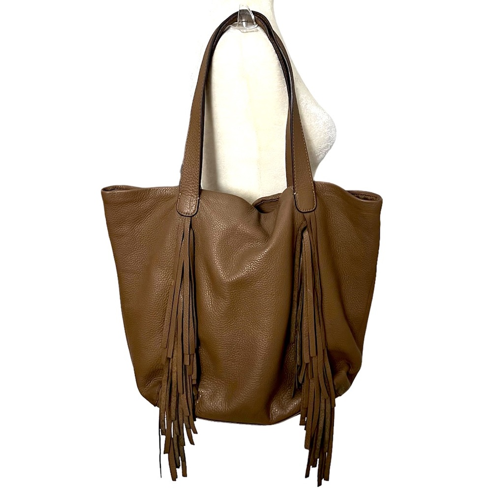 Vince Camuto Leather Fringe Tote
